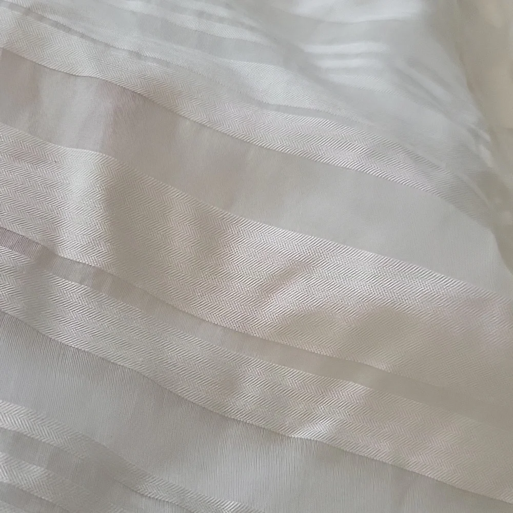 NWT Lilly Pulitzer Blossom Strapless Dress Resort White Wrapping Stripe Silk 14 - Picture 10 of 16